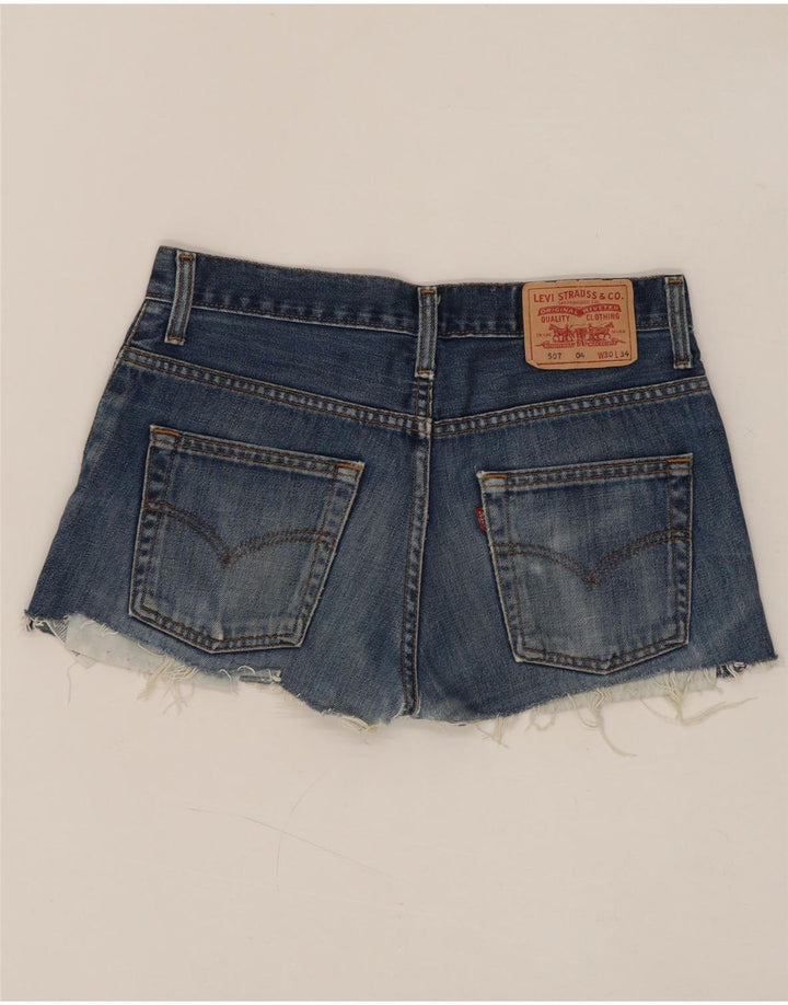 Pantaloni scurți Levi's 507 Denim W30, bumbac albastru mediu