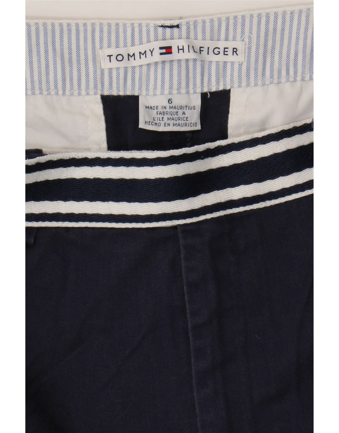 TOMMY HILFIGER Pantaloni scurti chino pentru femei US 6 Medium W30 Bleumarin