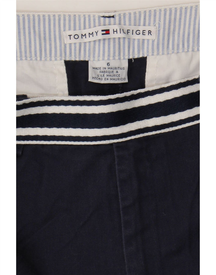 TOMMY HILFIGER Pantaloni scurti chino pentru femei US 6 Medium W30 Bleumarin