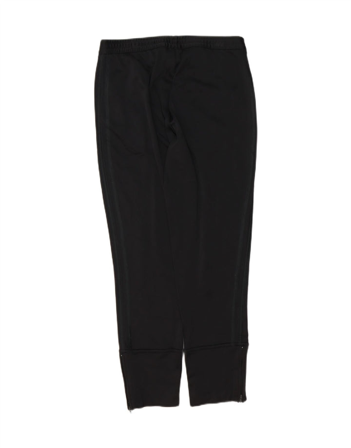 ADIDAS Womens Tracksuit Trousers Joggers UK 10 Small Black Polyester