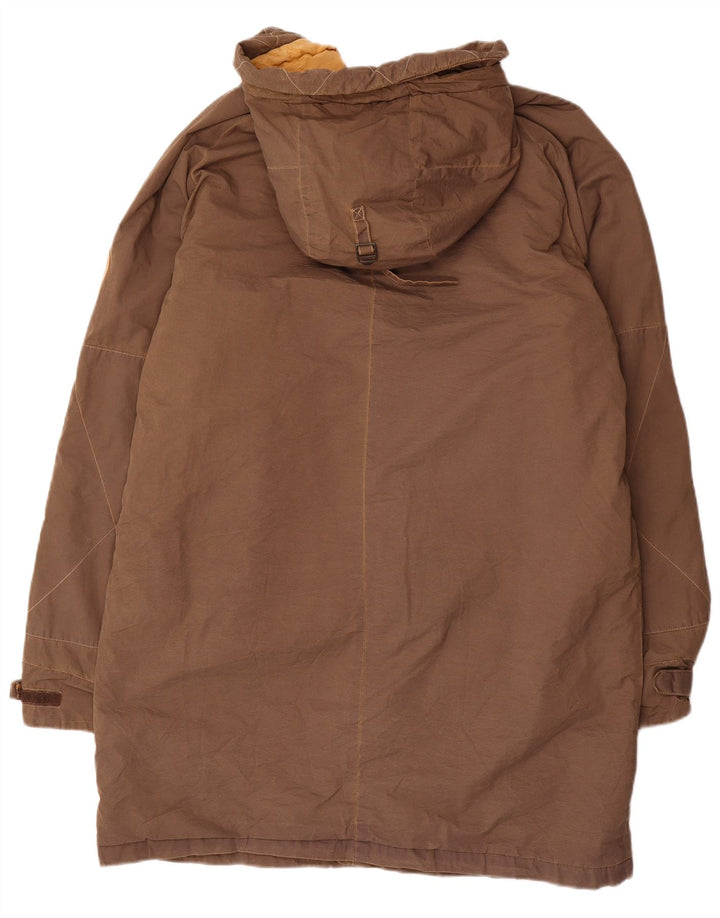 Murphy & Nye Jachetă cu glugă pentru bărbați UK 44 2XL Maro Poliester