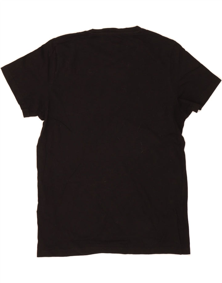 JACK & JONES Mens Graphic T-Shirt Top Medium Black Cotton Vintage Jack & Jones and Second-Hand Jack & Jones from Messina Hembry 