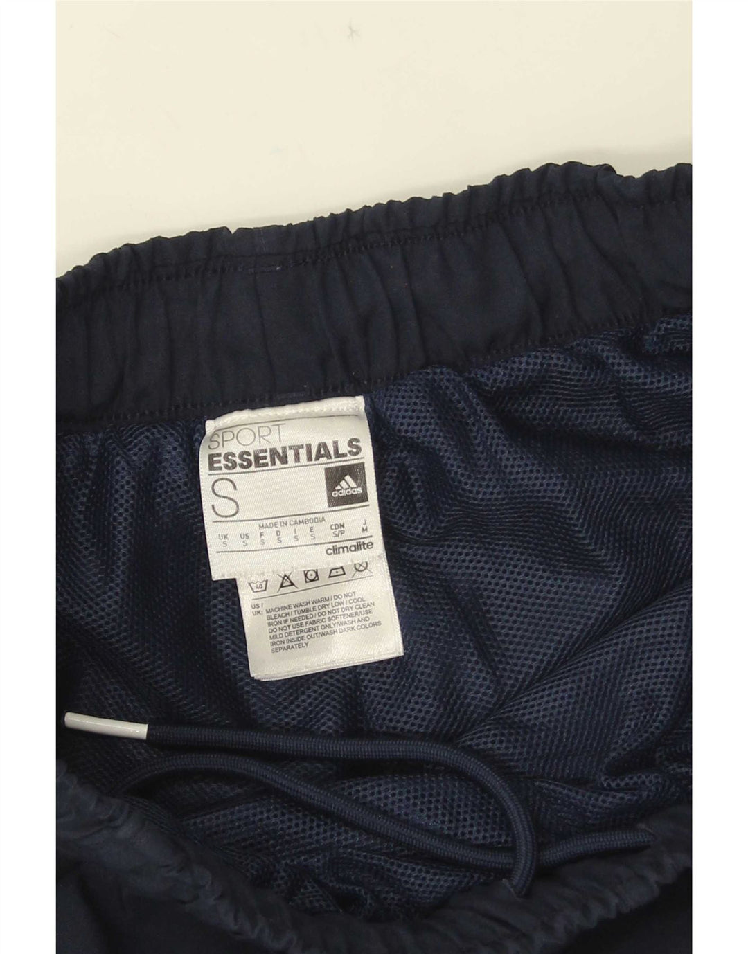Pantaloni scurți sport pentru bărbați Adidas Climalite, poliester, albastru mic