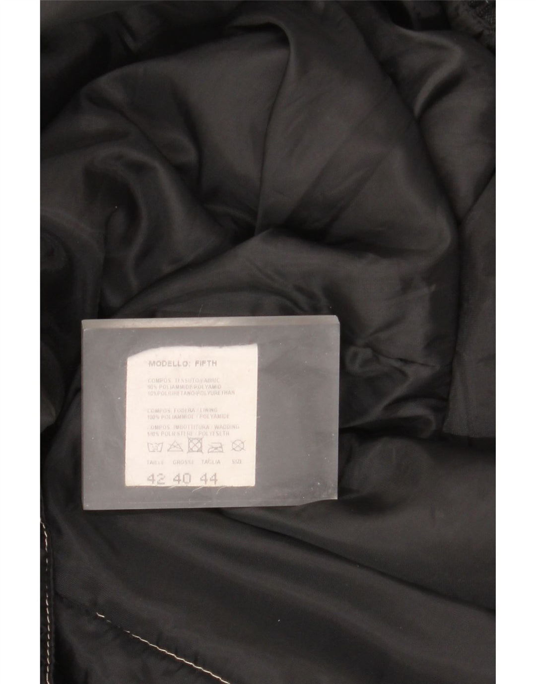 Jachetă vintage oversized Windbreaker pentru femei IT 44 Medium Black Poliamidă