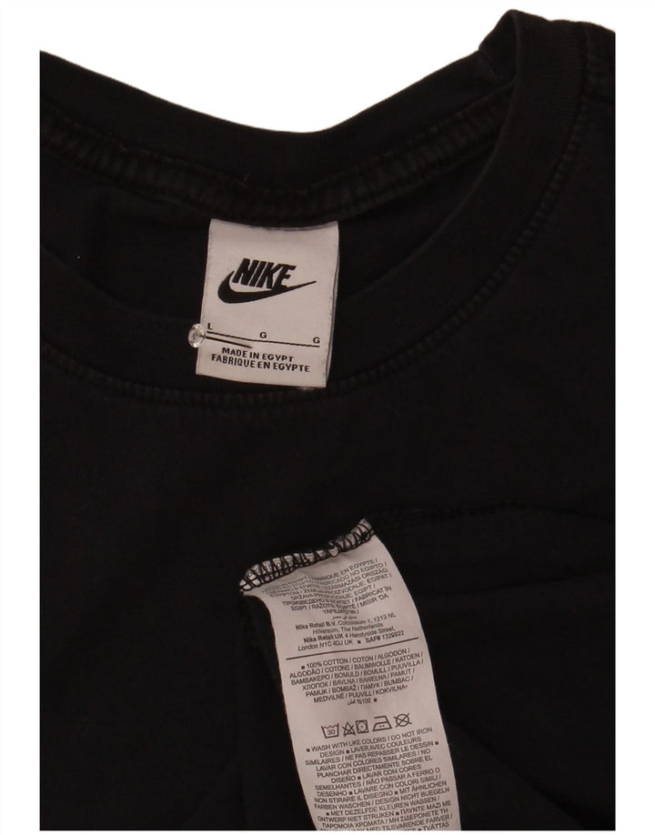 Tricou pentru bărbați Nike Top mare, negru, bumbac