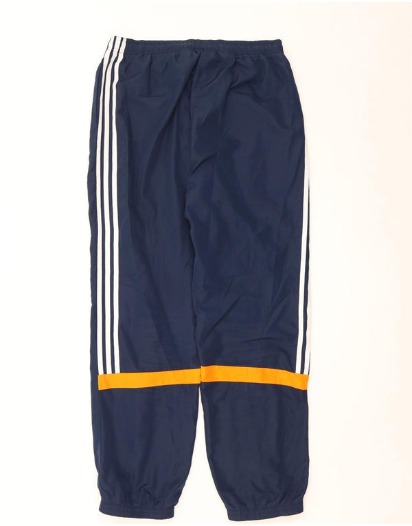 Adidas Mens Tracksuit Trousers Joggers Large Navy Blue Colourblock