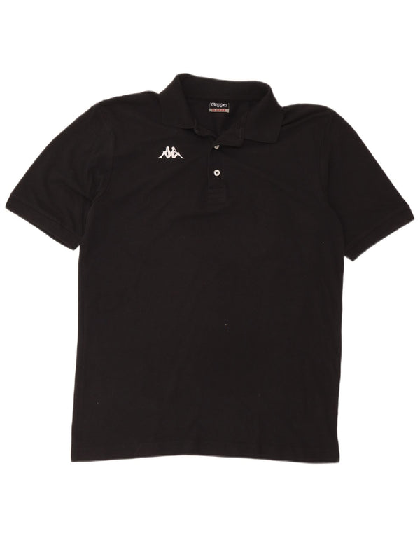 Cămașă polo pentru bărbați Kappa XL bumbac negru