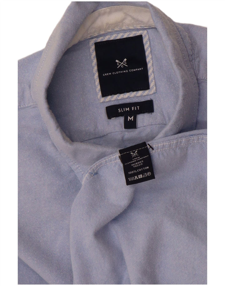 CREW CLOTHING Cămașă Slim Fit pentru bărbați Bumbac albastru mediu