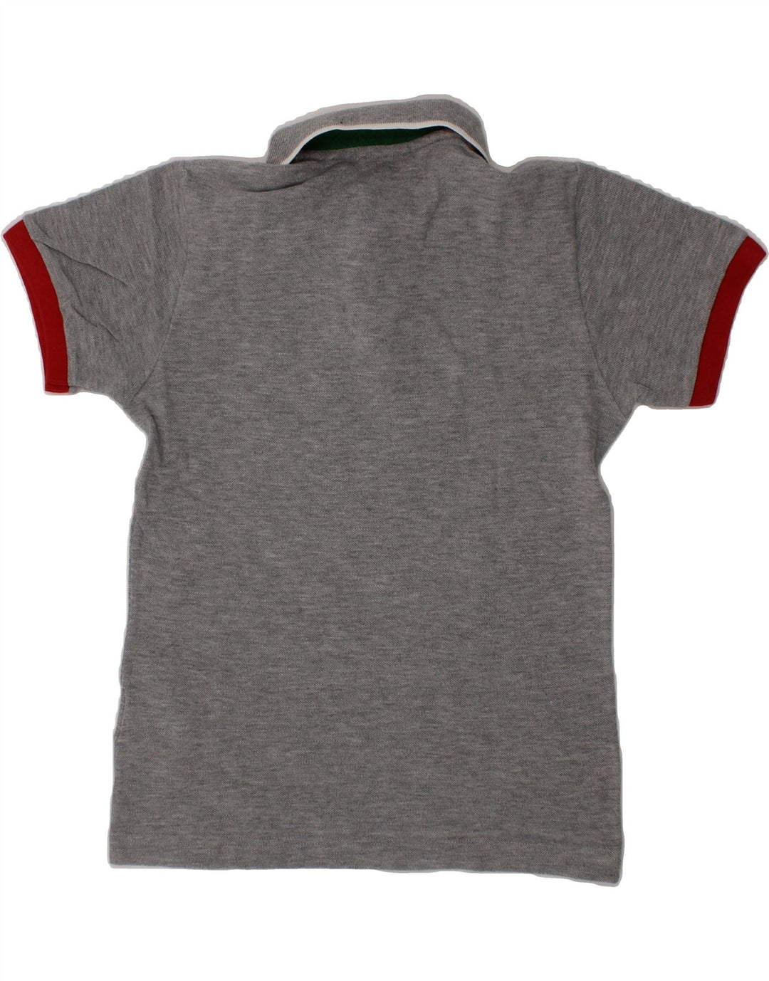 FRED PERRY Boys Polo Shirt 7-8 Years Grey Cotton Vintage Fred Perry and Second-Hand Fred Perry from Messina Hembry 