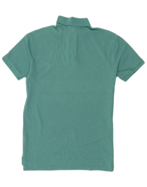 Cămașă polo slim pentru bărbați Polo Ralph Lauren, turcoaz mic