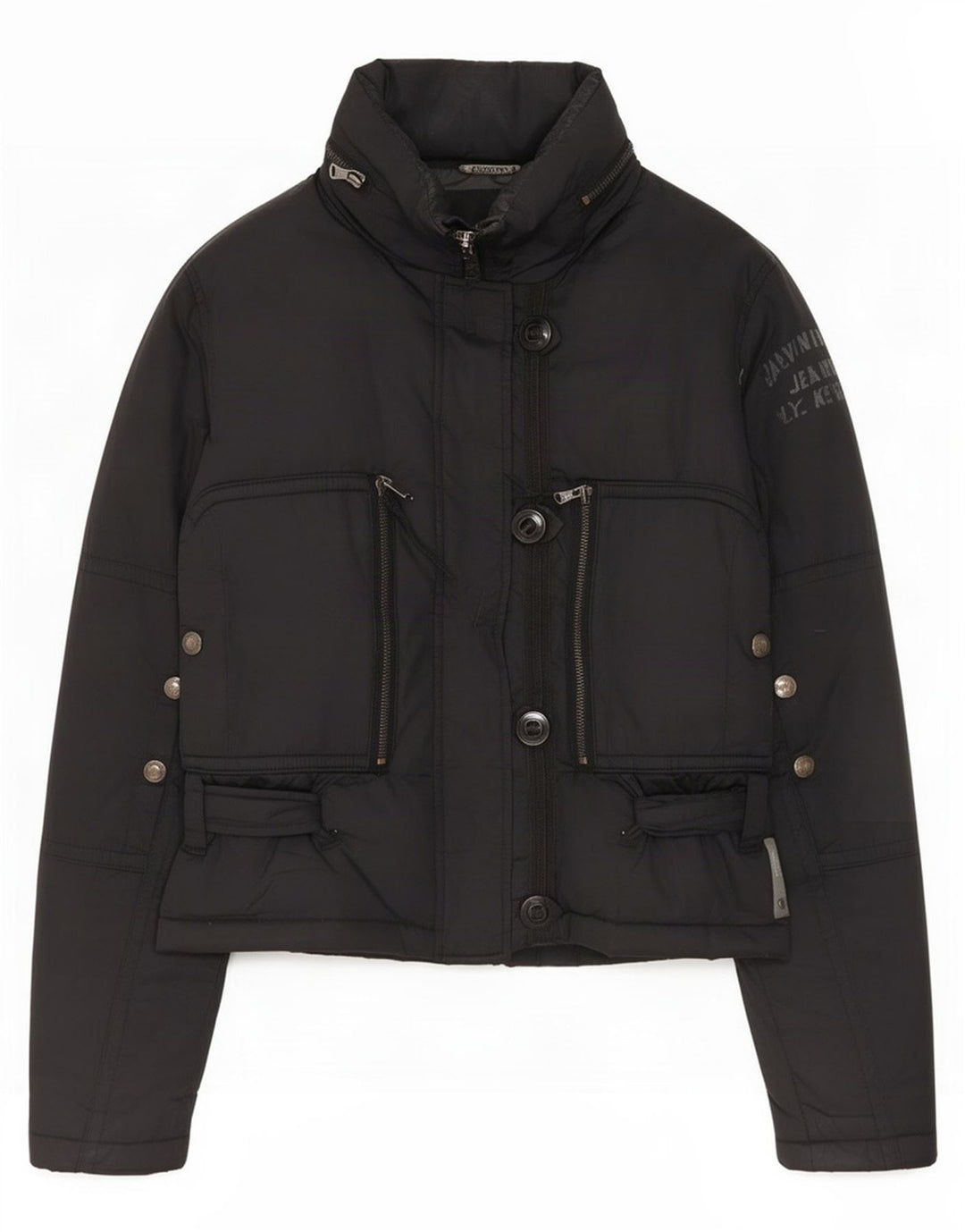 Jachetă căptușită pentru femei Calvin Klein Jeans UK 14 Medium Black
