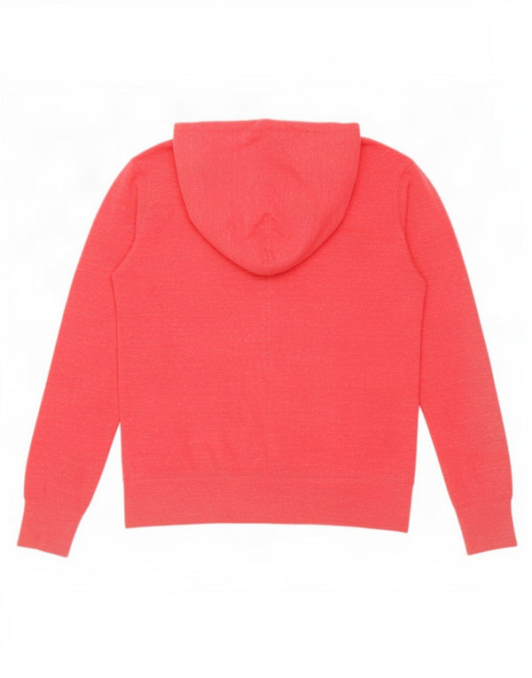 Pulover Nike pentru femei, cu fermoar, cu capota, UK 18 XL, bumbac cu pete roz