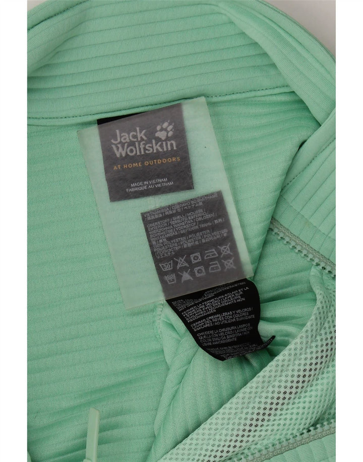 Jachetă de trening pentru femei JACK WOLFSKIN UK 10 Poliester verde mic
