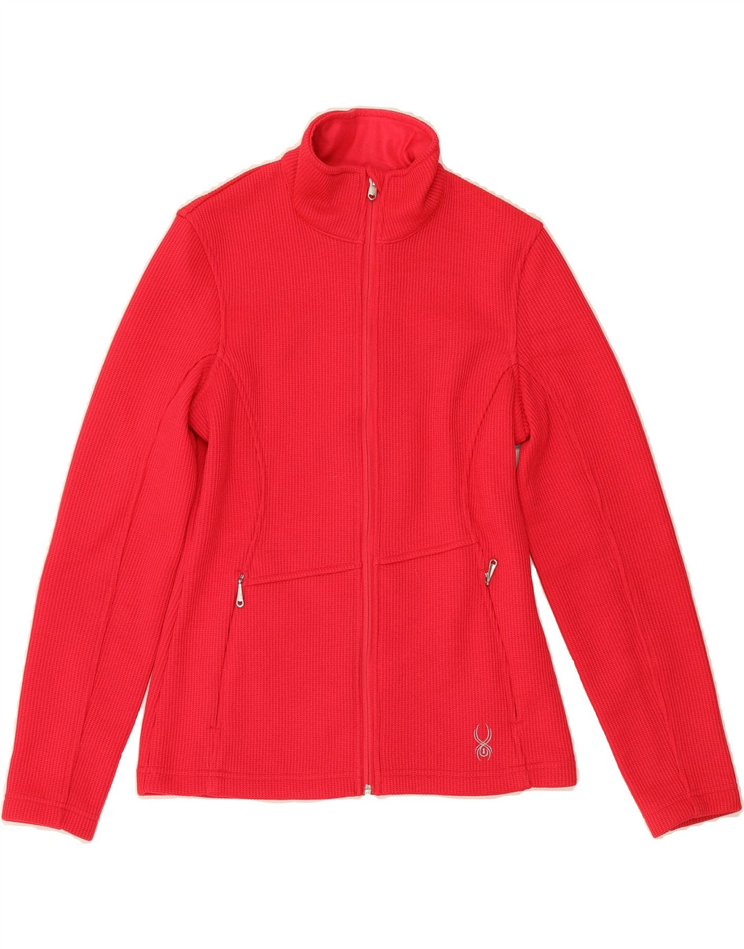 CORE Womens Tracksuit Top Jacket UK 14 Medium Red Cotton Vintage CORE and Second-Hand CORE from Messina Hembry 