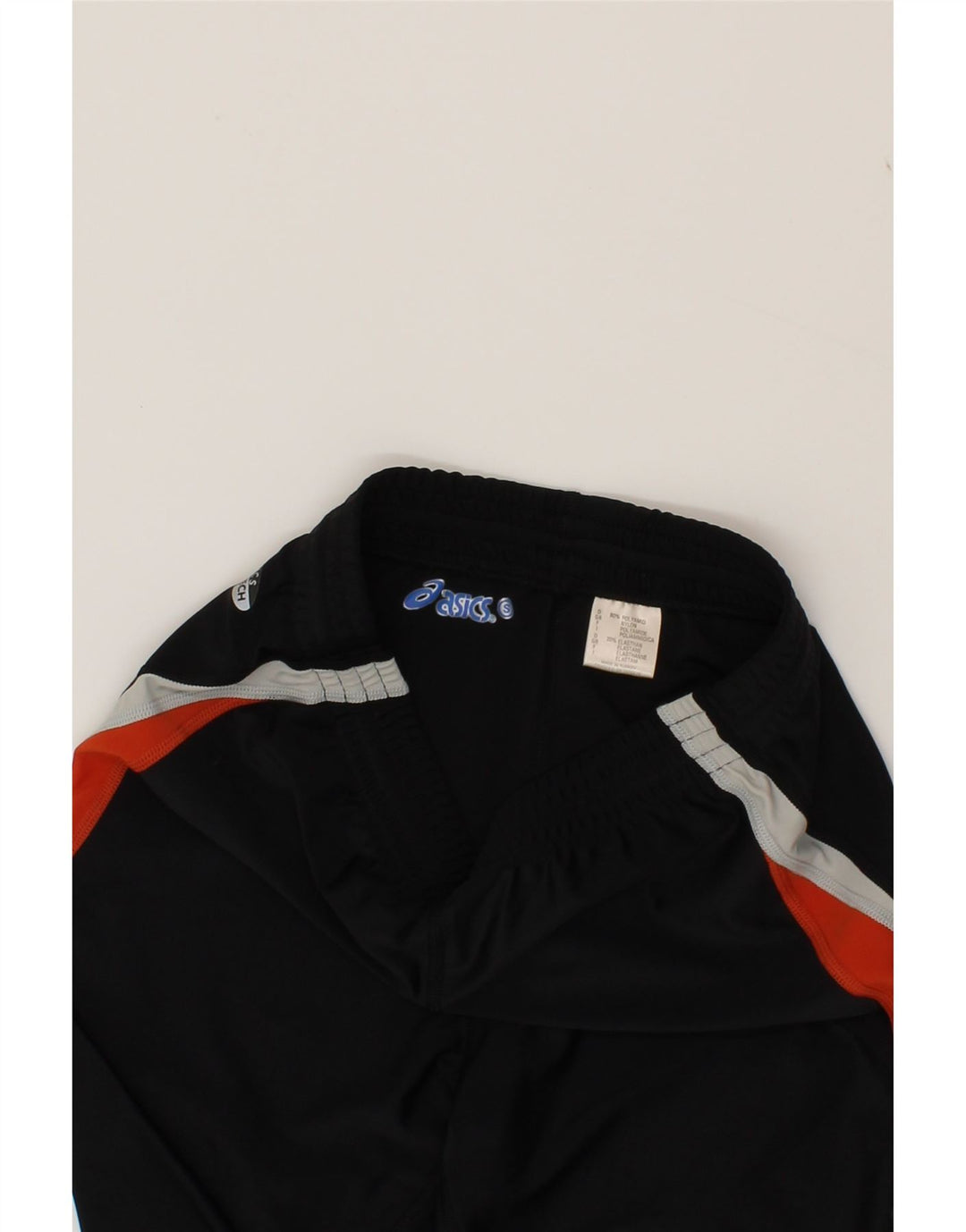 ASICS Womens Sport Shorts UK 10 Small  Black Colourblock Polyamide Vintage Asics and Second-Hand Asics from Messina Hembry 