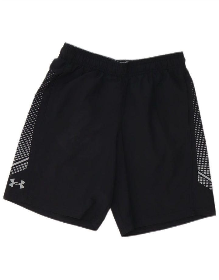 Pantaloni scurți sport Under Armour pentru băieți 11-12 ani, mari, negru, poliester
