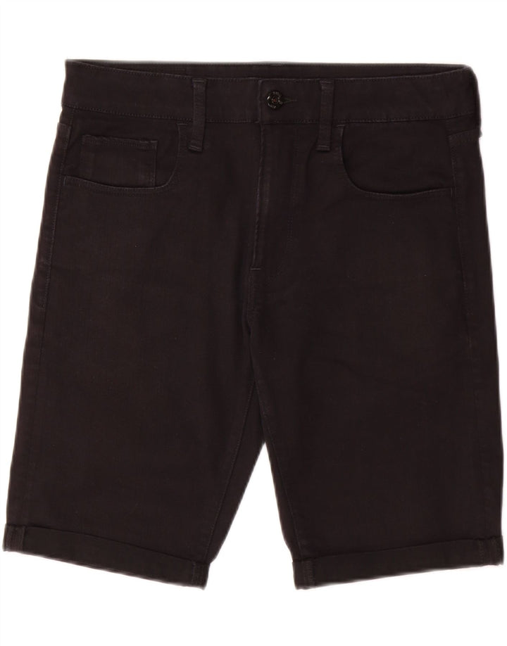 G-STAR Mens Denim Shorts W31 Medium  Black Cotton