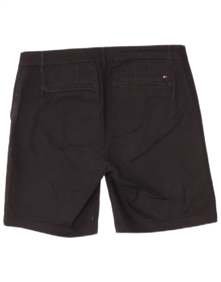 Pantaloni scurti chino Tommy Hilfiger pentru femei US 8 Medium W32 bumbac negru
