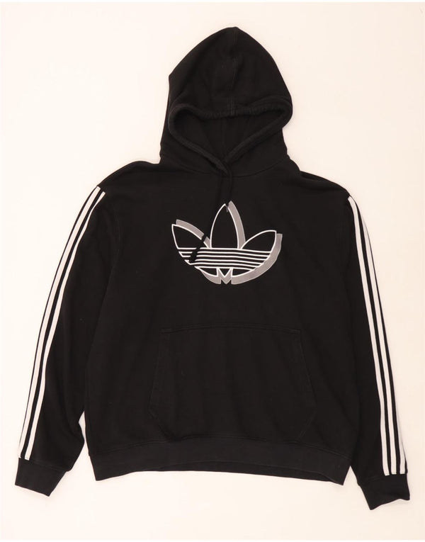 Hanocă grafică Adidas pentru bărbați, XL, bumbac, negru