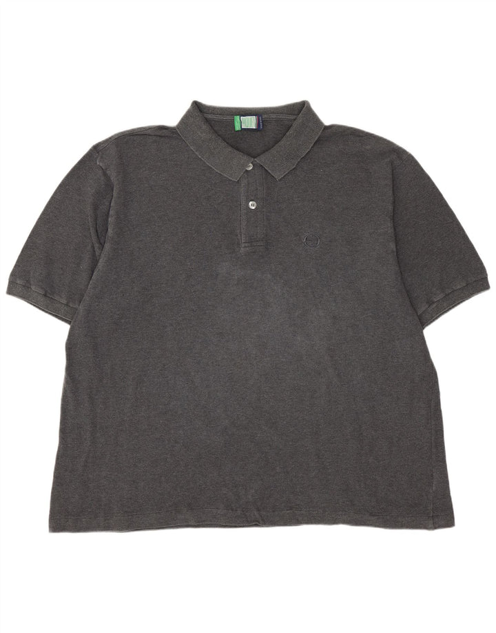 SERGIO TACCHINI Tricou Polo Bărbați IT 58 2XL Bumbac Gri