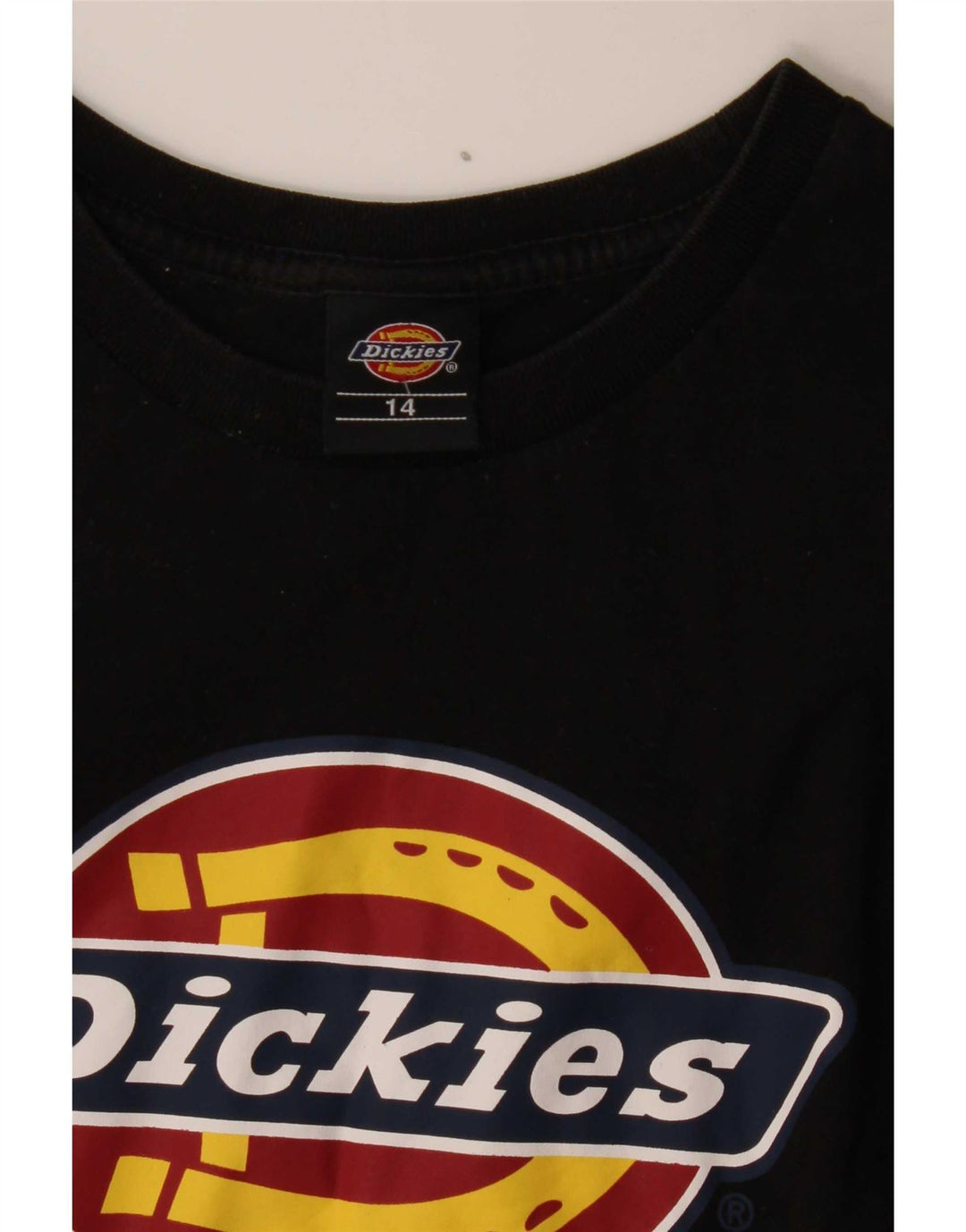 Tricou grafic pentru femei Dickies Top UK 14 Medium Black
