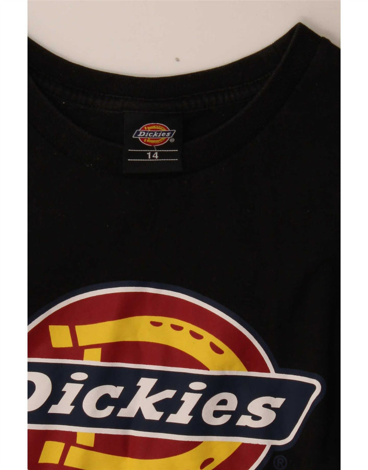 Tricou grafic pentru femei Dickies Top UK 14 Medium Black