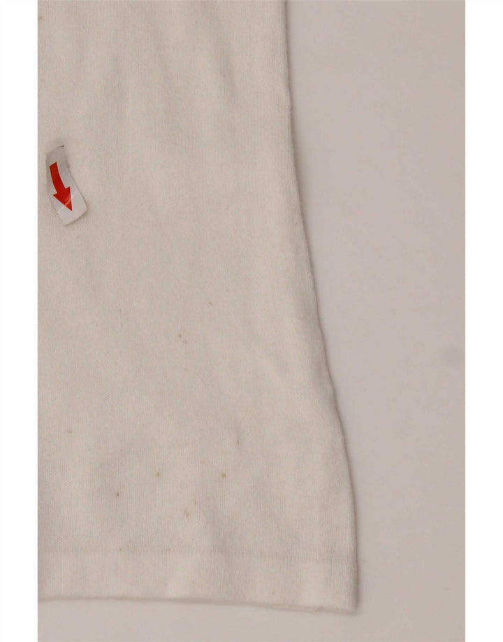 Top pentru femei Benetton cu mânecă lungă UK 14 Medium White