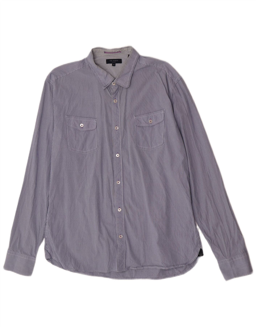 Cămașă pentru bărbați Ted Baker Mărimea 6 2XL Bleumarin Check
