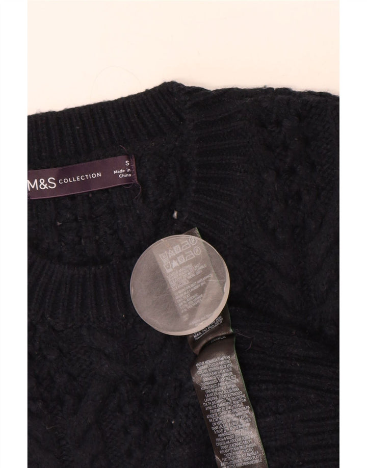 MARKS & SPENCER Vestă Tank Top pentru femei UK 10 Mic Acrilic bleumarin
