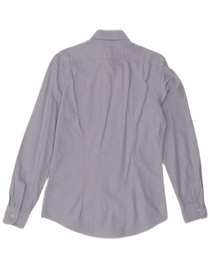 Cămașă Slim Fit Reiss pentru bărbați, bumbac albastru mic