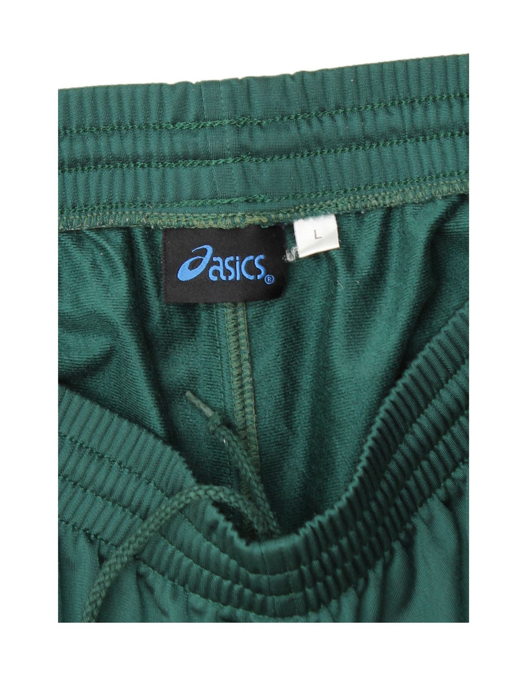 Pantaloni de trening ASICS pentru bărbați, mari, verde, poliester