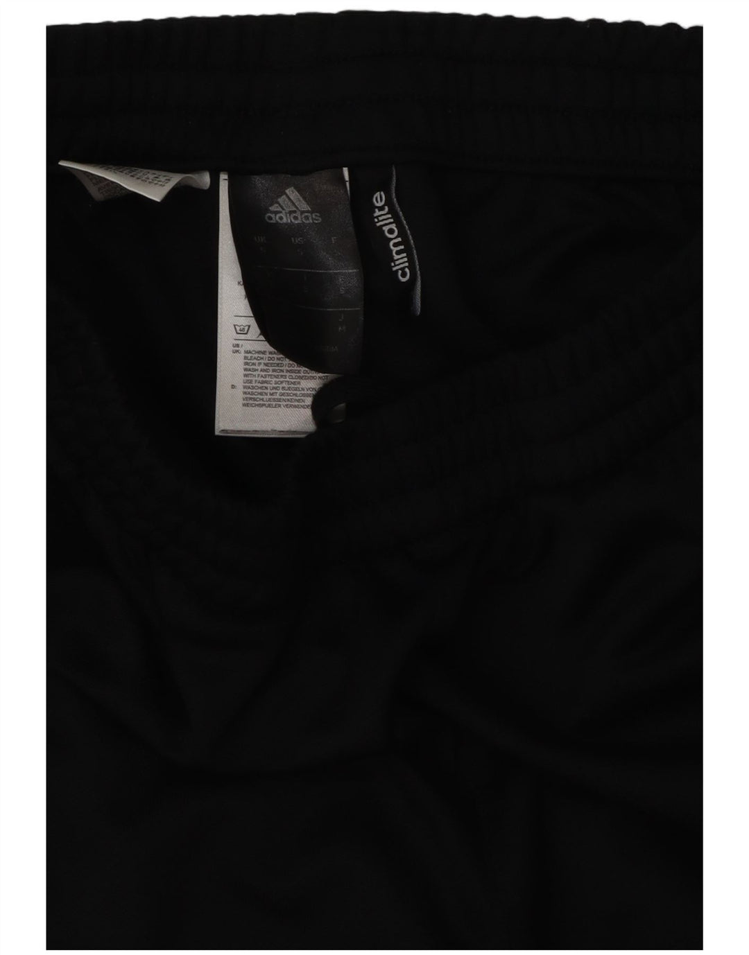 Pantaloni de trening Adidas Climalite pentru bărbați, poliester negru mic