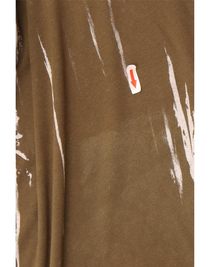 Tricou cu grafică pentru bărbați Religion Top mic din bumbac kaki