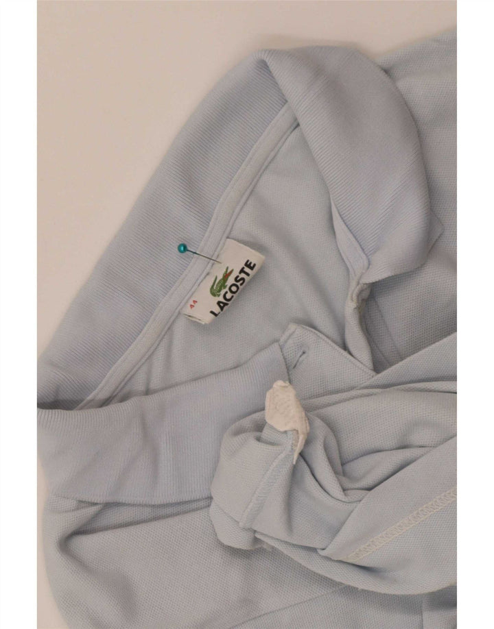 Tricou polo crop Lacoste pentru femei Mărimea 44 Bumbac albastru mare