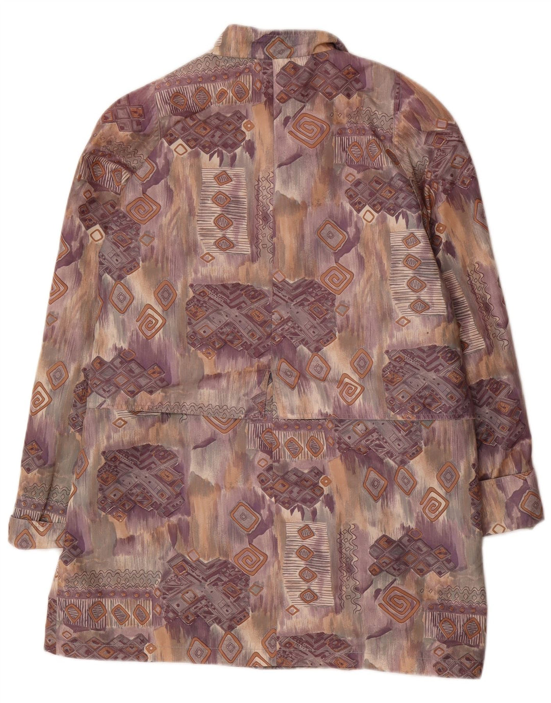 CANDA Womens Windbreaker Coat UK 16 Large  Multicoloured Geometric