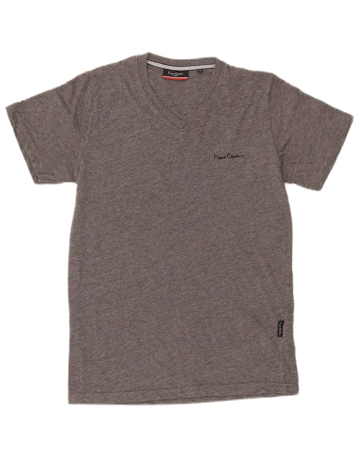 PIERRE CARDIN Tricou Bărbați Top XS Gri Poliester