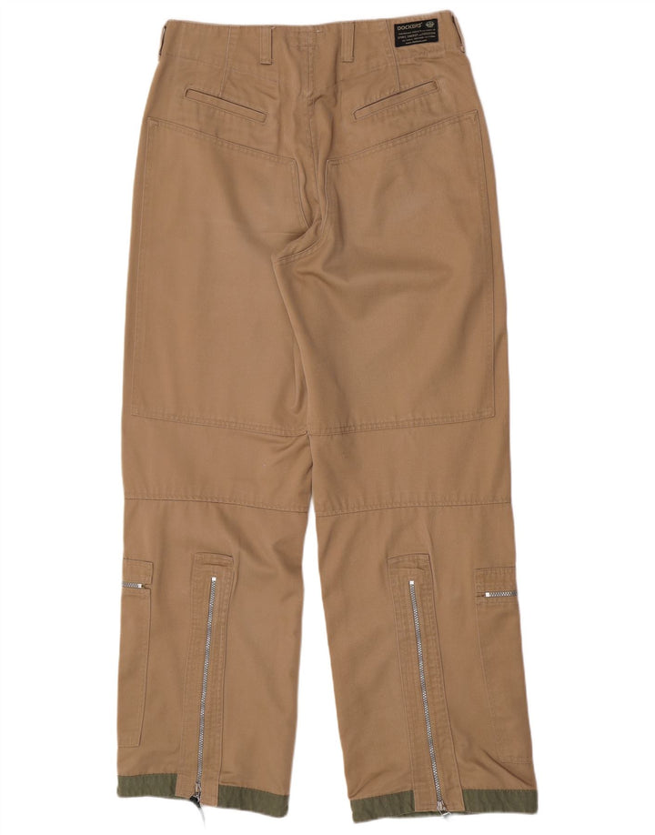 Pantaloni cargo drepti pentru bărbați Dockers Khakis L34 L34 poliester bej