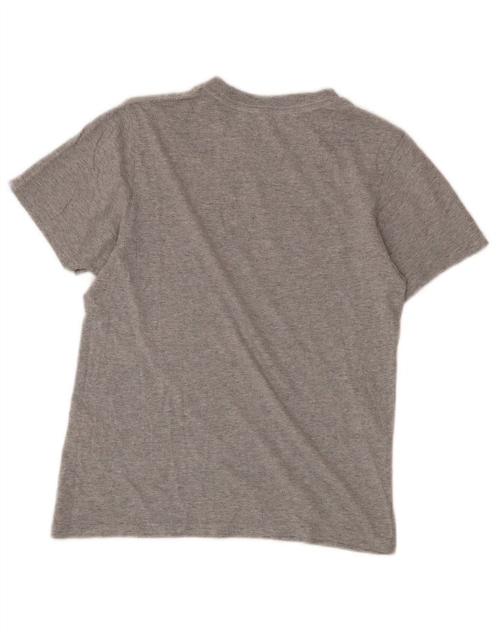 Tricou grafic Vans pentru băieți Top 10-11 ani, bumbac cu pete gri mediu