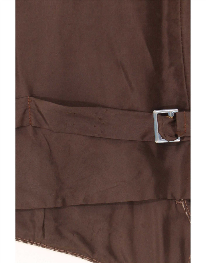 Vestă vintage pentru bărbați Mic Maro Herringbone
