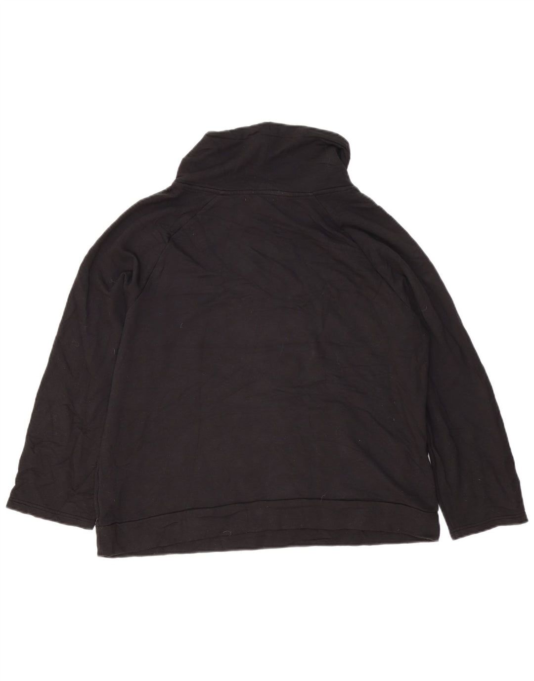 Pulover pentru femei Fat Face supradimensionat cu gât rulat, UK 10 Mic Negru