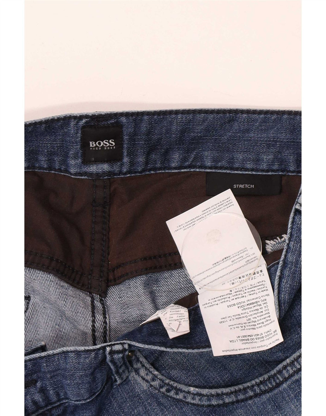 Blugi pentru bărbați Hugo Boss Stretch Slim W34 L32 Bumbac albastru