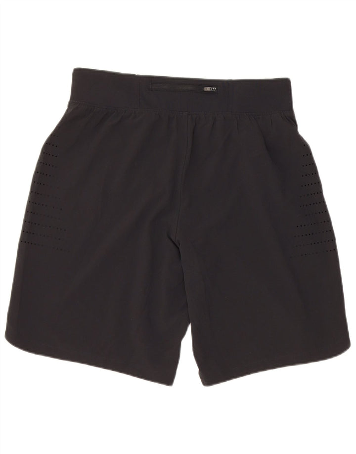 Pantaloni scurți sport Under Armour pentru bărbați, poliester mediu negru