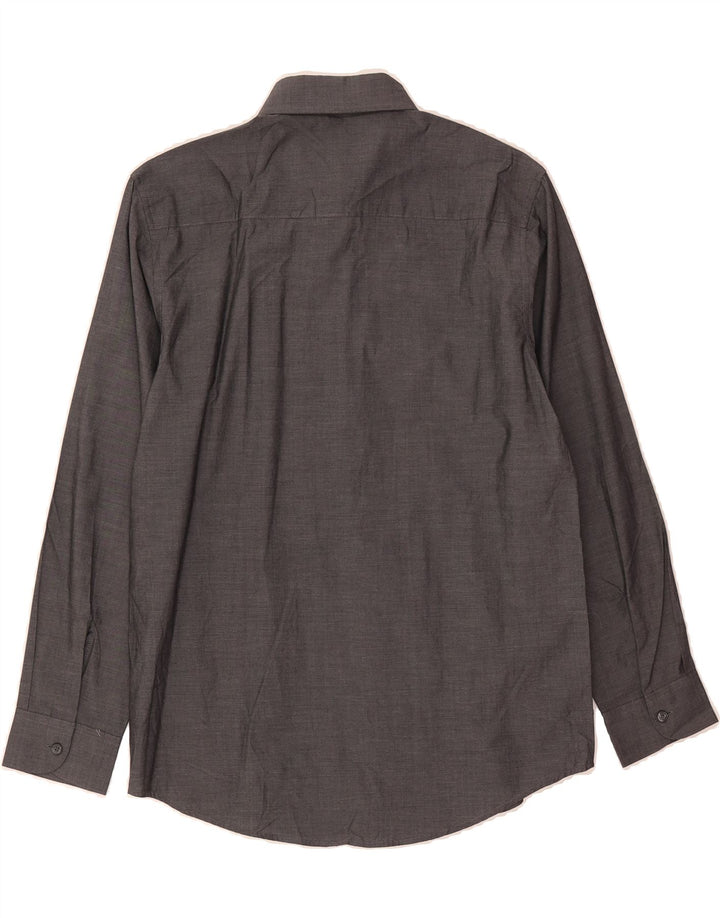 CHAPS Boys Shirt 14-15 Years Large Grey Cotton Vintage Chaps and Second-Hand Chaps from Messina Hembry 