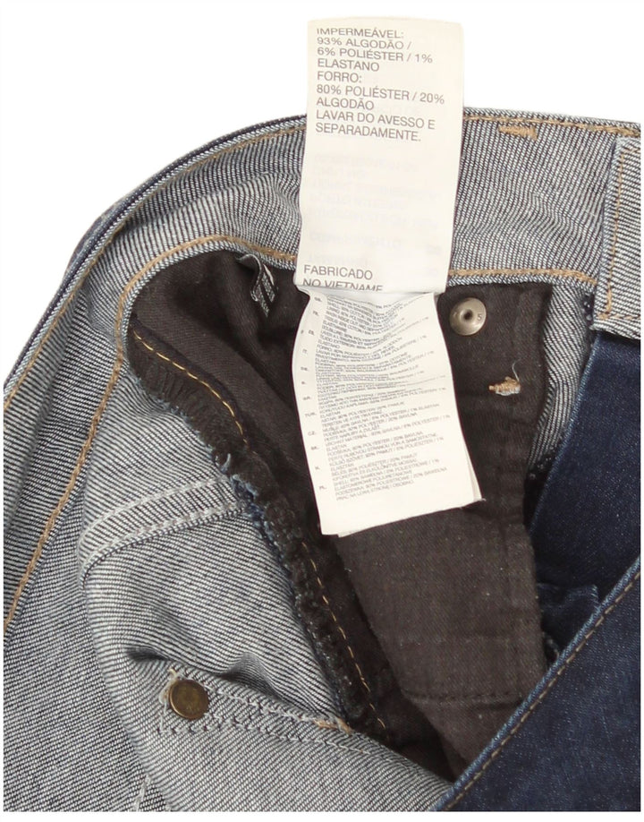 Blugi drepti pentru femei G-Star L30 L36 Bumbac bleumarin