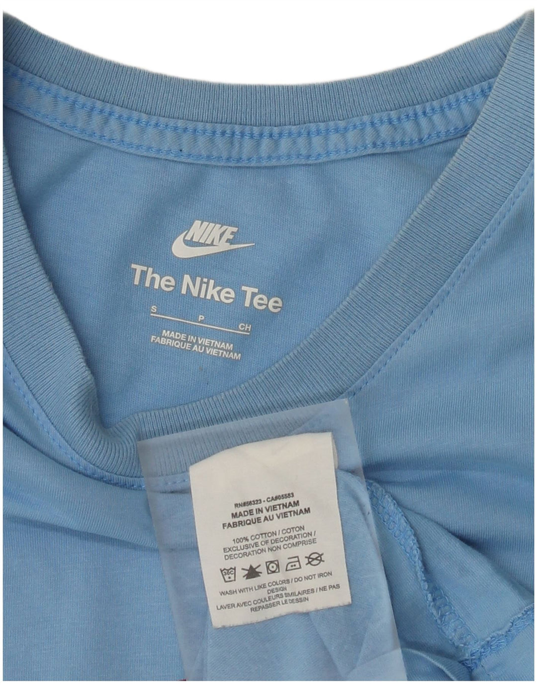 Tricou grafic Nike pentru bărbați Top mic, albastru, bumbac