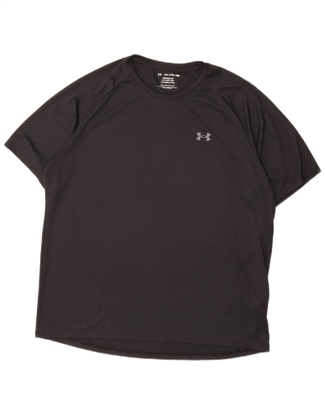 Tricou Under Armour pentru bărbați Top 2XL poliester negru