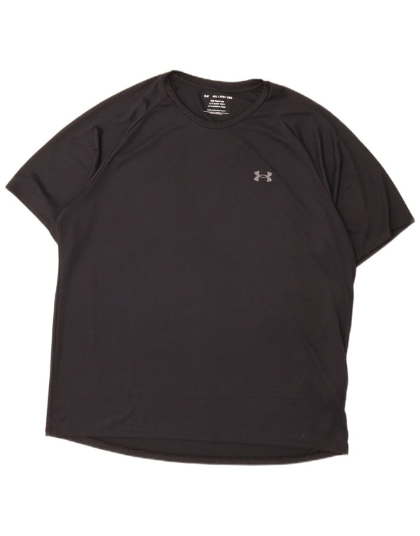 Tricou Under Armour pentru bărbați Top 2XL poliester negru