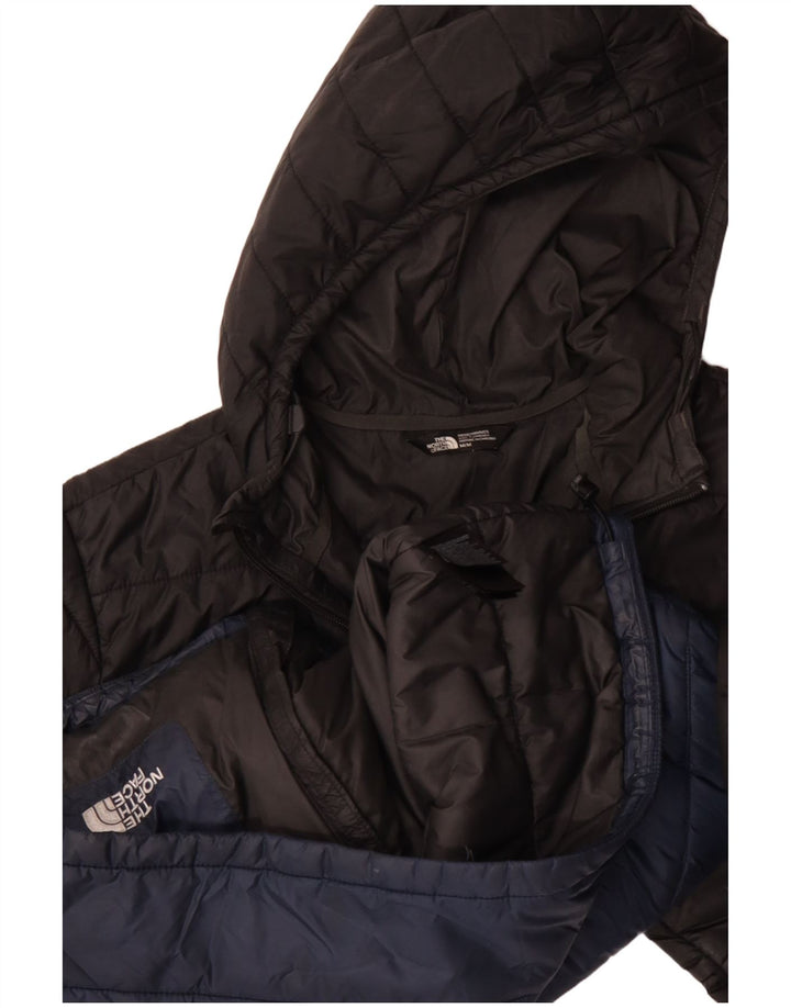 Jachetă căptușită cu glugă The North Face pentru bărbați UK 38 Poliester mediu negru