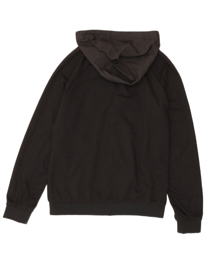 Jachetă bomber cu glugă pentru bărbați Zara UK 38 Poliester color bloc negru mediu