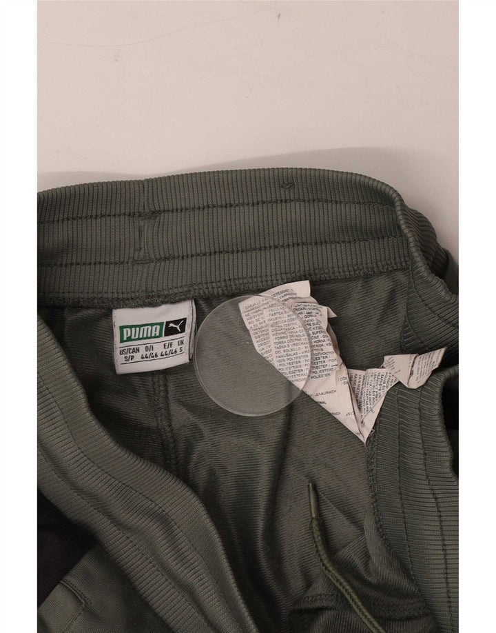 Pantaloni de trening Puma pentru bărbați, gri mici, poliester color bloc